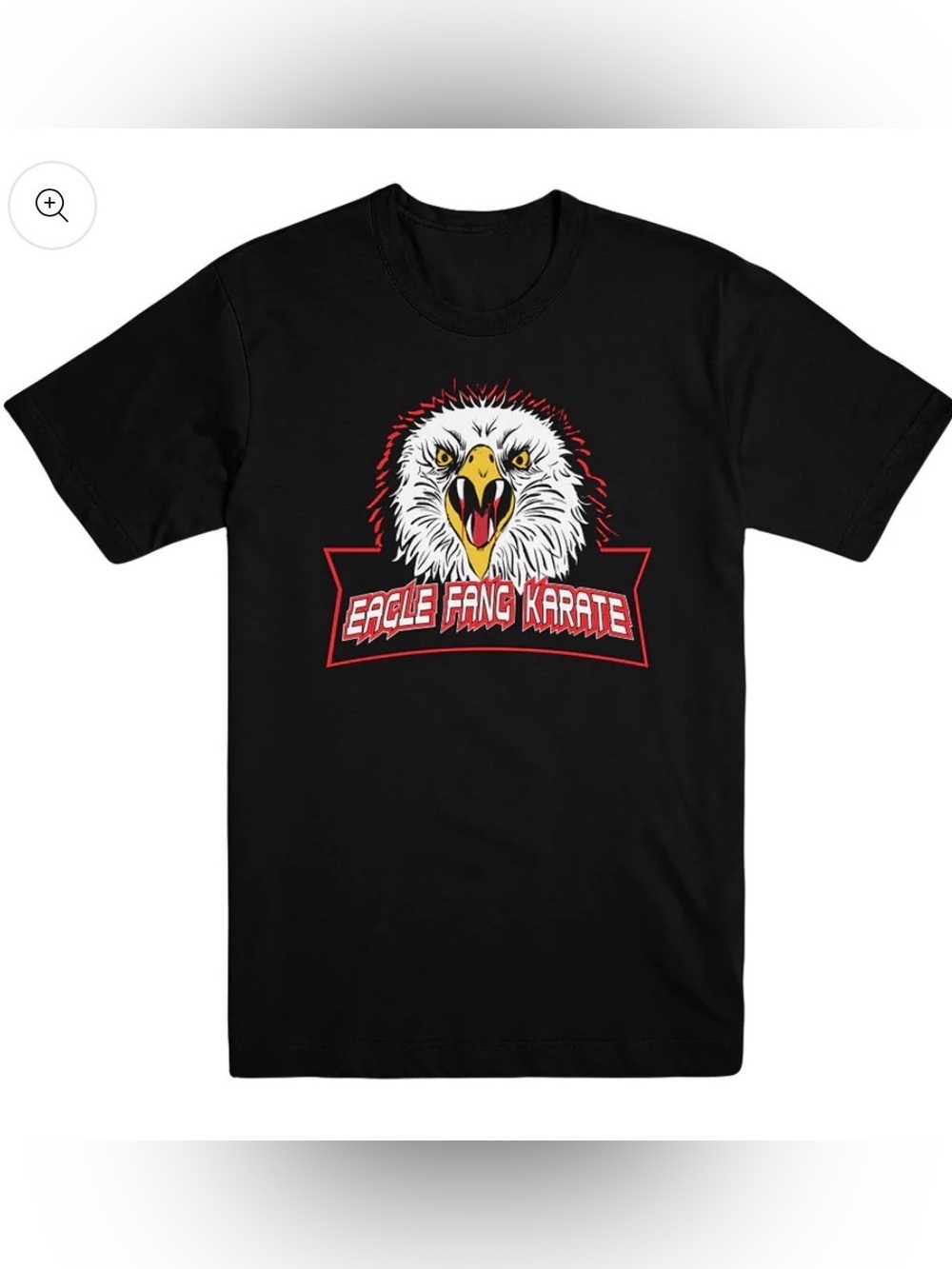 Bella Canvas Eagle Fang Karate Cobra Kai Graphic Tee, Unisex, Black, Size 2XL